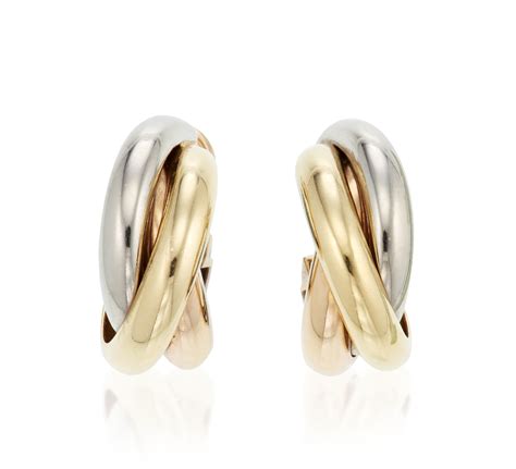 cartier replica trinity earrings|cartier trinity ring men's.